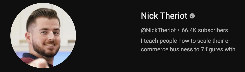 Nick Theriot — 66.4K subscribers